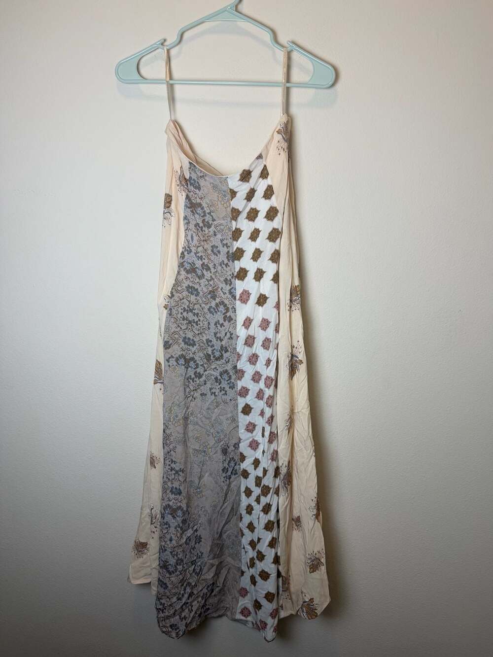 Free People Gianna Patchwork Jumpsuit Size 0